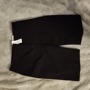 White house black market Bermuda shorts black NWT size 0